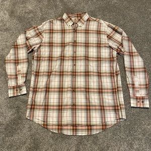 Cabela’s Long Sleeve Plaid Button Down Shirt Size L